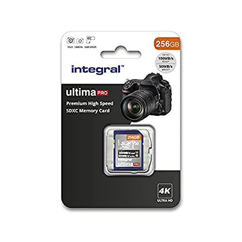 Cartão de memória integral memory insdx256g-100/90v30 256 gb sdxc classe 10 uhs-i (Acessório Informática e Tel.) Integral - Cartões de memória flash - SDXC, 256 GB, Class 10, uhs-i