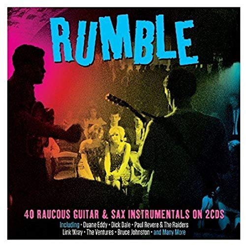 CD Rumble - 40 Raucous Guitar & Sax Instrumentals (2 CDs) NOT NOW - Música e gravações de som - guitarra, saxofone, instrumentais, 2 cds