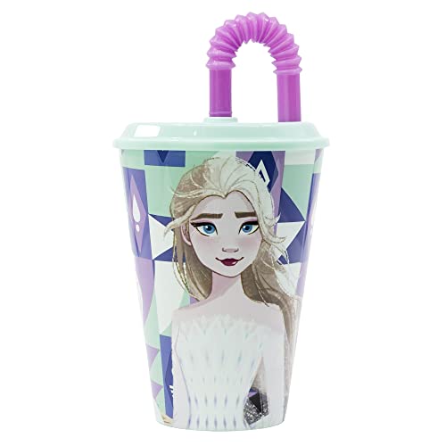 Copo DISNEY FROZEN Ice Music (Idade Mínima Recomendada: 4 anos) Stor - Copos de transição - 265ml, plástico resistente, micro-ondas, fácil de limpar