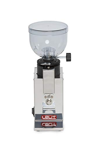 Moinho de Café Lelit PL043 MMI Preto (Pequeno Almoço / Café) Lelit - Moedores de café - 250 g, inox, 150 W, dispensador