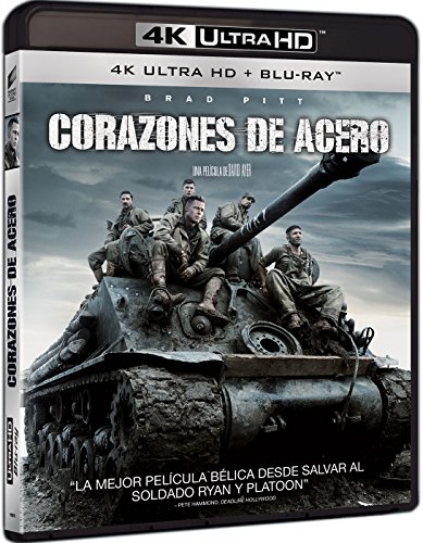 Blu-Ray Fury/Corazones De Acero (Edição em Espanhol) Sony - Dvds e vídeos - blu-ray, fury, corações de aço, edição em espanhol