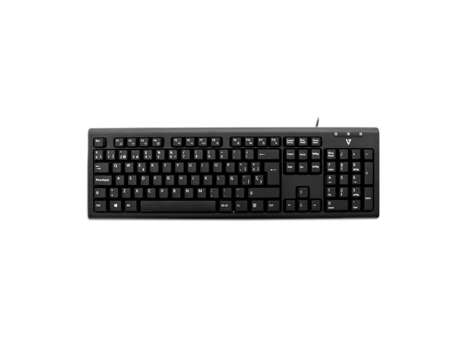 Teclado V7 CKU300ES (Com Cabo - Layout Espanhol) V7 - Teclados - com cabo, layout espanhol