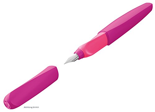 Caneta de Tinta Permanente PELIKAN Twist P457 Neon Rosa Pelikan - Canetas - tinta permanente, design ergonômico, corpo em plástico, ponta em inox