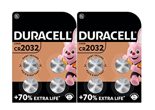 Pilhas DURACELL CR2032 (2 blister de 4 baterias) Duracell - Baterias de uso geral - alcalino, cr2032, 3V, 2200mAh