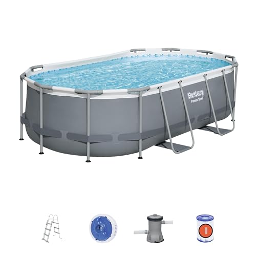 Piscina Redonda Bestway Power Steel (427 x 250 x 100 cm) Bestway - Brinquedos - redonda, 427x250x100 cm