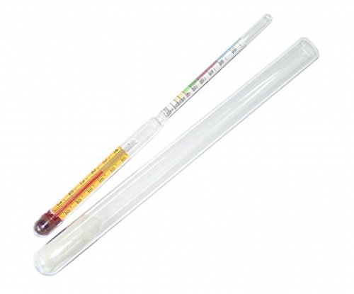 Alcoolímetro 0-100% + Vidro Tubo de Teste AlcoFermBrew - Ferramentas de medição e sensores - 0-100%, vidro, tubo de teste