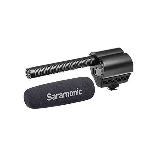 Microfone SARAMONIC Vmic Pro Dslr Preto Saramonic - Microfones - dslr, bluetooth, 3,5mm jack, bateria recarregável