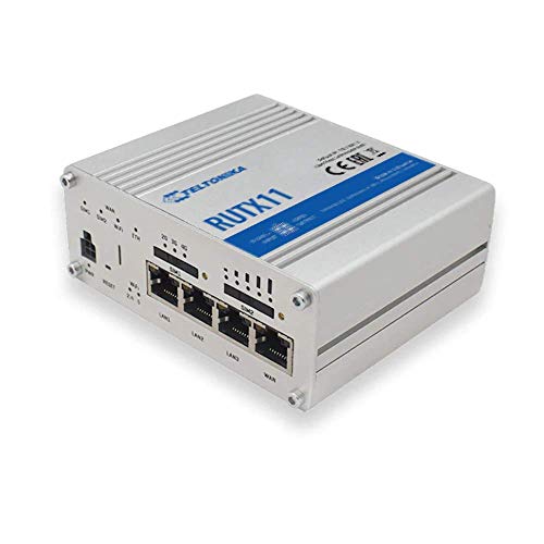 Router TELTONIKA RutX11 (AC1200 - 300 + 867 Mbps) Teltonika - Pontes e roteadores - ac1200, 300 mbps, 867 mbps