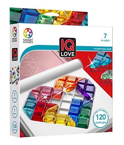 Jogo de Tabuleiro SMARTGAMES Iq Love (Idade Mínima: 7) Lúdilo - Jogos - lógica, raciocínio, percepção espacial