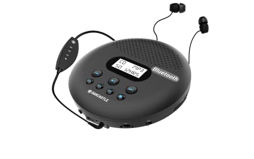 Oakcastle CD125 Leitor de Cd Portátil com Bluetooth Oakcastle - Áudio - bluetooth, portátil, bateria, 2 w