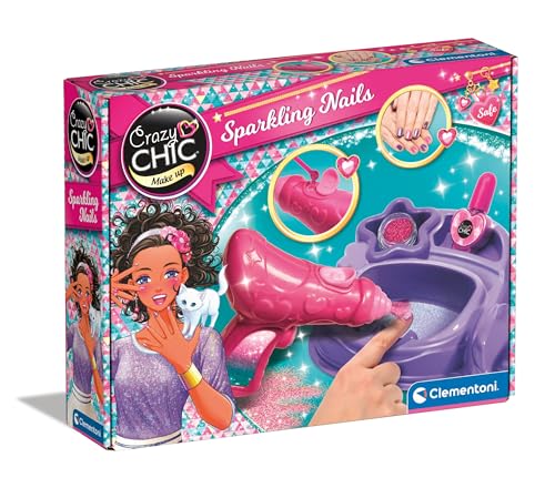 Unhas de Brincar CRAZY CHIC 1 Peça (Idade Mínima Recomendada: 3 anos) CLEMENTONI - Kits e acessórios de arte para unhas - pintura, verniz, pó de brilho, acessórios