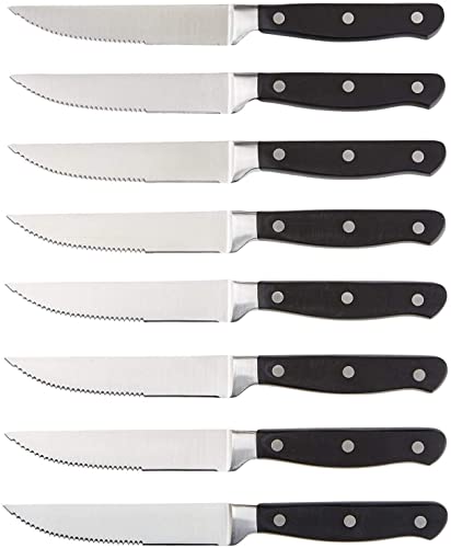 Conjunto de Facas de Carne AMZBASICS (8 peças) Amazon Basics - Jogos de talheres - conjunto, facas, carne, peças