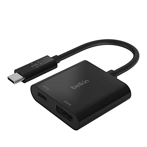 Adaptador BELKIN F2CU065BT04 (USB-C-HDMI - Preto) Belkin - Adaptadores de cabos de áudio e vídeo - usb-c, hdmi, plug & play, preto