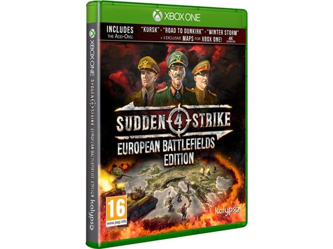 Jogo Xbox One Sudden Strike 4: European Battlefields Edition (M18) KALYPSO - Software de jogos de vídeo - estratégia, tempo real, unidades diferentes, combates aéreos