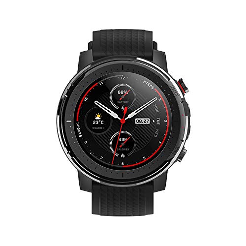 Smartwatch AMAZFIT Stratos 3 (Bluetooth - Silicona - Preto) Amazfit - Óculos inteligentes - bluetooth, silicona, preto