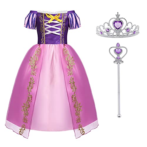 Fato de Menina ACWOO Rapunzel (Tam: 3-4 anos) ACWOO - Brincadeira de faz de conta - fato, menina, acwoo, Rapunzel, tam 3-4 anos