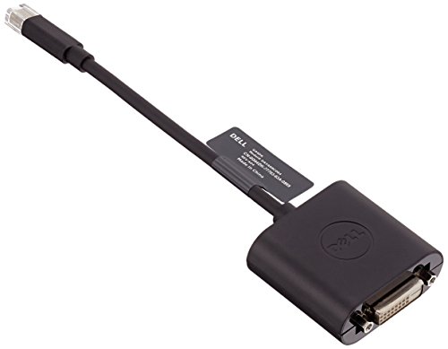 Adaptador DELL (Mini DisplayPort - DVI-FM - Preto) Dell - Adaptadores de cabos de áudio e vídeo - mini displayport, dvi-fm, preto, plug and play