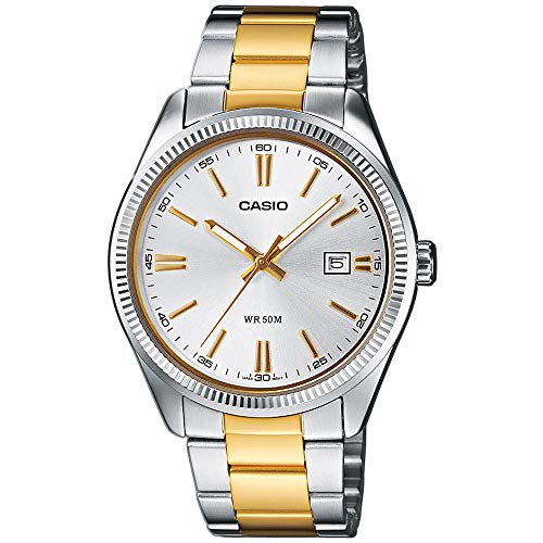 Relógio CASIO Ltp-1302Psg-7A (Aço - Dourado) Casio - Relógios - cronómetro, dia da semana, resistente à água, ecrã LED
