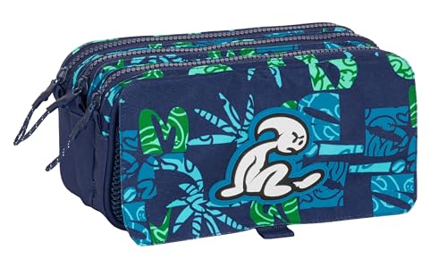 Estojo de Viagem SAFTA El Niño Glassy Triple Big (Azul - Poliéster) safta - Bolsas - viagem, azul, poliéster