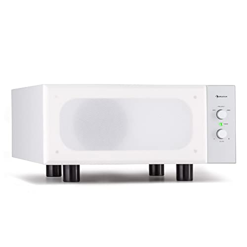 Colunas AUNA 2 Subwoofers Hi-Fi (80 W - Preto) AUNA - Alto-falantes - subwoofers, hi fi, 80 W, preto