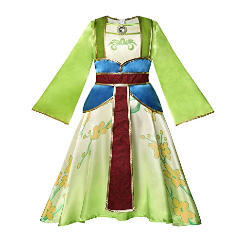 Fato de Menina DISFRAZZES Princesa Mulan (Tam: 5 a 7 anos) Lengender - Roupa - algodão, poliéster, ajustável, rosa