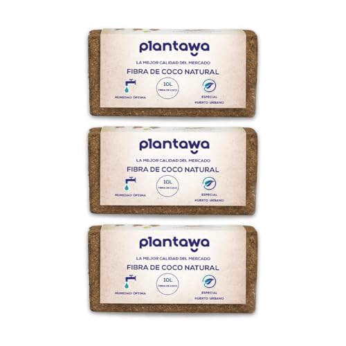 Fibras de coco 3x10l PLANTAWA (Jardinagem) Plantawa - Adubos - fibras, coconut, substrato, retenção, água