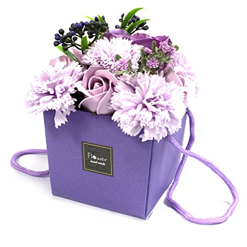 Bouquet de Flores de Banho - Rosas e Olhos de Laranja Ancient Wisdom - Flores artificiais - rosas, olhos de laranja, bouquet