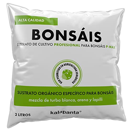Kalapanta - Substrato para Bonsai - 2L (Recondicionado Como Novo) Kalapanta - Areias e solos - substrato bonsai, 2L, retém água, circulação oxigénio