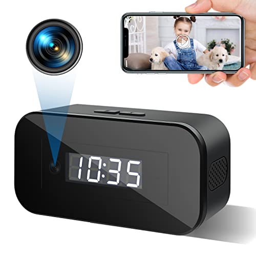 Câmara de Vigilância WIFI 4K/1080P Relógio Câmara Oculta Igzyz - Câmeras de vigilância - 4k, 1080p, wifi, visão noturna, alarme