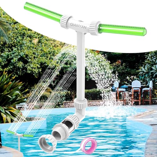 Fonte de Água com Doble Chorro para Piscina Enterrada QIANYAN - Fontes e cachoeiras - fonte, água, dobro choro, piscina enterrada