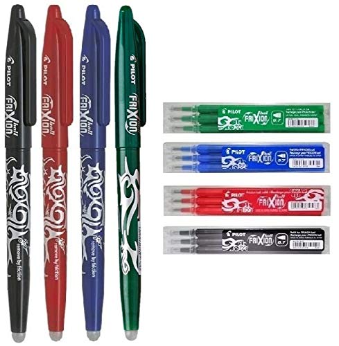 Canetas Frixion PILOT Ball 0.7mm Preto e Azul Pilot - Canetas - caneta, frixion, pilot ball, 0.7mm, preto, azul