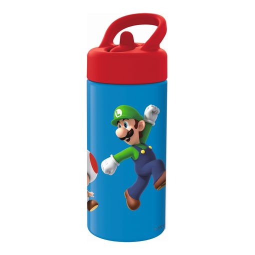 Garrafa para Bebidas BPA FREE Super Mario (410 ml) Stor - Garrafas de água - bebida, bpa free, super mario, 410 ml