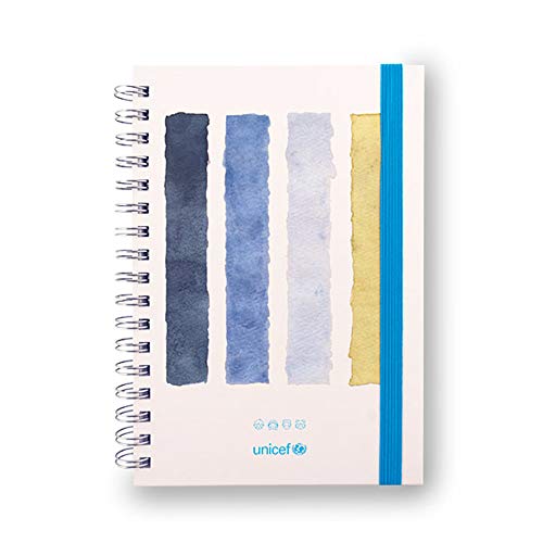 Caderno UNICEF Fb18071515 (Azul - A4 - Quadriculado) Unicef - Cadernos e bloco de notas - quadriculado, a4, azul