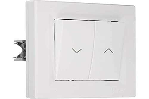 Schneider Electric Asfora 10A Interruptor para Persiana de Rolo Branco Schneider Electric - Interruptores elétricos - interruptor, persiana, corrente máxima, voltagem