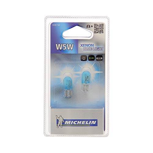 Lâmpada para faróis de automóveis MICHELIN Blue Light 2 W5W 12V MICHELIN - Iluminação de veículo a motor - lâmpada, faróis, automóveis, michelin, blue light, w5w, 12V