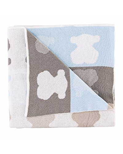Cobertor TOUS BABY Nilo (Algodão - 90 x 120 cm) TOUS Baby - Roupa de cama e cama - algodão, 90x120 cm, reversível, oeo/tx