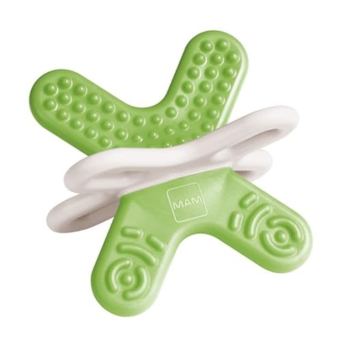Mam Biberão com Amaciador Bite and Relax Green MAM - Chupetas e mordedores - amaciador, dentição, bebés, plástico