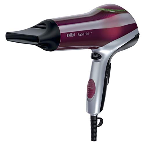 Secador de Cabelo BRAUN HD770 (2100 W - 3 Níveis de temperatura) Braun - Secadores de cabelo - 2100 W, 3 níveis de temperatura, 2 velocidades, filtro anti-pilhas