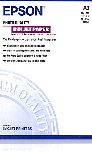 Papel para impressão EPSON Photo Paper DIN A3 102 Epson - Papel de impressora e copiadora - 102 g/m², a3, 25 peças, 297x420 mm