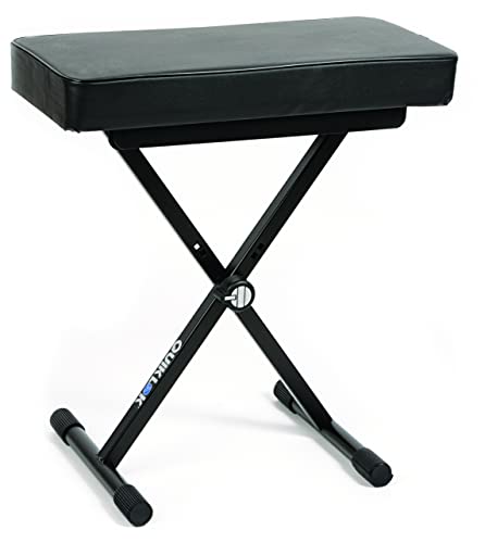Suporte de Piano Digital QUIK-LOK BX-8 (Preto) Quik-Lok - Bancos e banquetas de música - digital, preto, piano