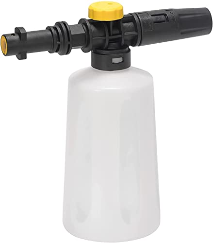 Garrafa de Pistola de Espuma para Lavadoras a Pressão KARCHER VergilSon - Acessórios para lavadora de alta pressão - 700 ml, latão maciço, temperatura 60 °c, 13 cm