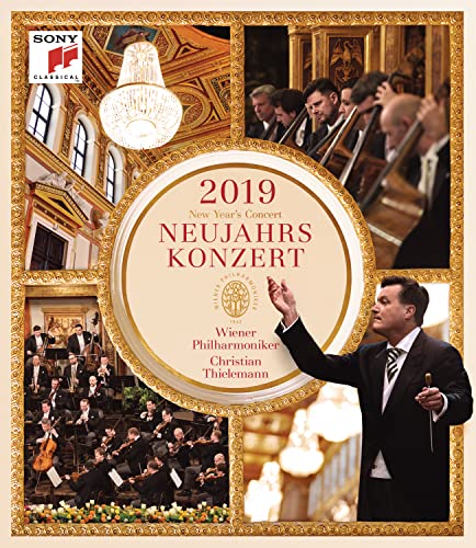 Wiener Philharmoniker Neujahrskonzert 2019 (1 Blu-ray) SONY CLASSICAL - Dvds e vídeos - wiener philharmoniker, neujahrskonzert 2019, blu-ray, christian thielemann, strauss, ziehrer, hellmesberger