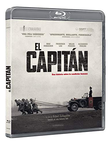 Blu-Ray El Capitán. Una Historia Sobre La Condición Humana (Edição em Espanhol) KARMA FILMS - Dvds e vídeos - segunda guerra mundial, alemanha, deserción, anarquia