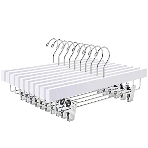 Varão AMBER HOME 10 Unidades 35.5Cm Branco Amber Home - Cabides - 35.5cm, branco, 2 compartimentos, 10 unidades