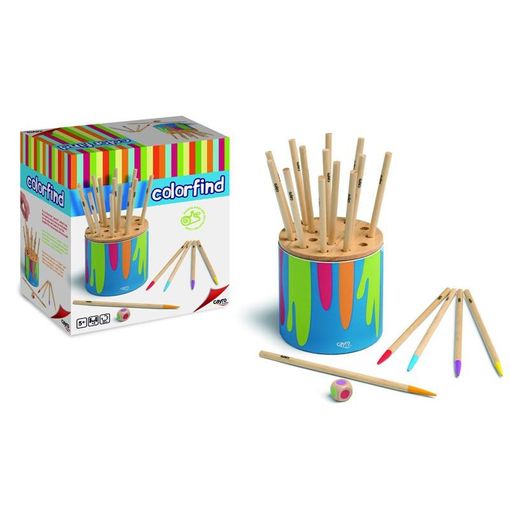 Jogo de Tabuleiro CAYRO Colorfind (Idade Mínima Recomendada: 4 anos) Cayro - Jogos - encaixe, combinação, cores, 4 anos