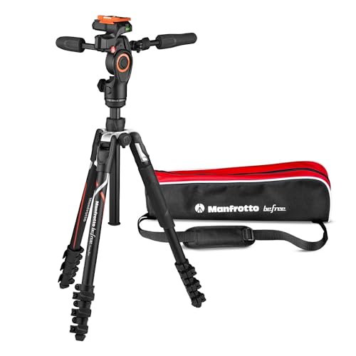 Tripé MANFROTTO Befree Advanced (Alumínio - Altura Máxima: 165 cm) Manfrotto - Acessórios de áudio - alumínio, 16,5 cm, 6 kg, 3 pernas