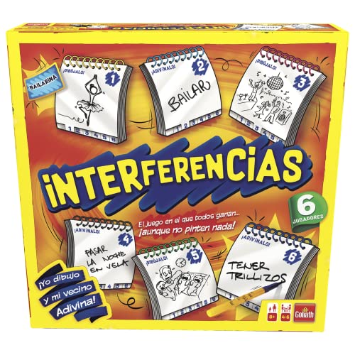 Jogo de Tabuleiro ASMODEE Interferências (Idade Mínima: 8) Goliath - Jogos - interferências, telefone loco, desenho, aventura