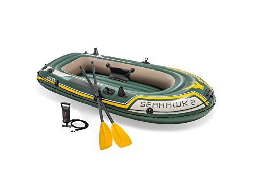 Barco Insuflável com Remos INTEX Seahawk 2 (236 x 114 x 41 cm) INTEX - Barcos a remos - insuflável, remos, 236x114x41 cm