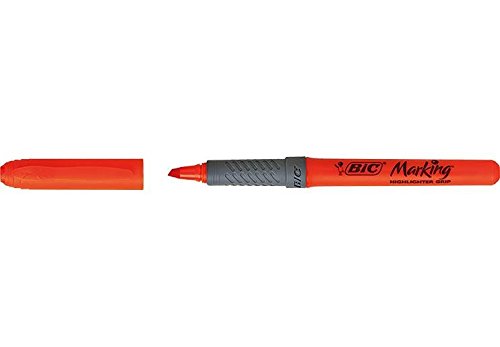 Marcador Fluorescente BIC Highlighter Laranja BIC - Marcadores de texto - laranja, flúor, anti-seco, base água