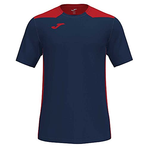 T-shirt para Homem JOMA Redondo (XXXL) Joma - Camisas e tops - manga curta, ombro redondo, logotipo ricamado, escudo vermelho-branco